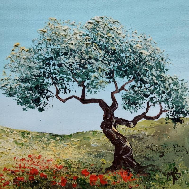 Painting Les jolis coquelicots by Blandin Magali | Painting Figurative Landscapes Oil