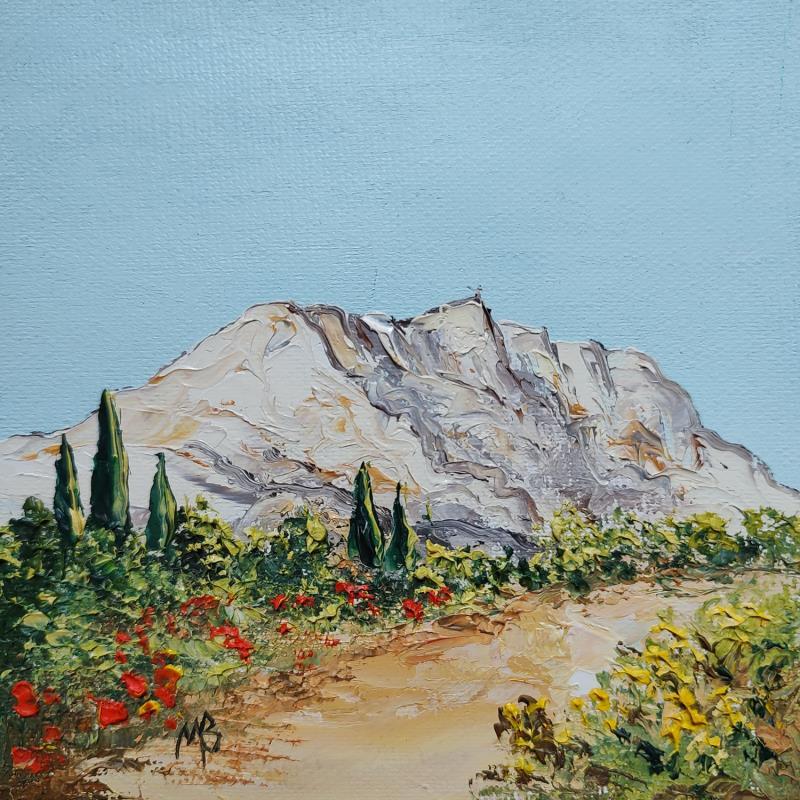 Gemälde Sentier coloré von Blandin Magali | Gemälde Figurativ Landschaften Öl