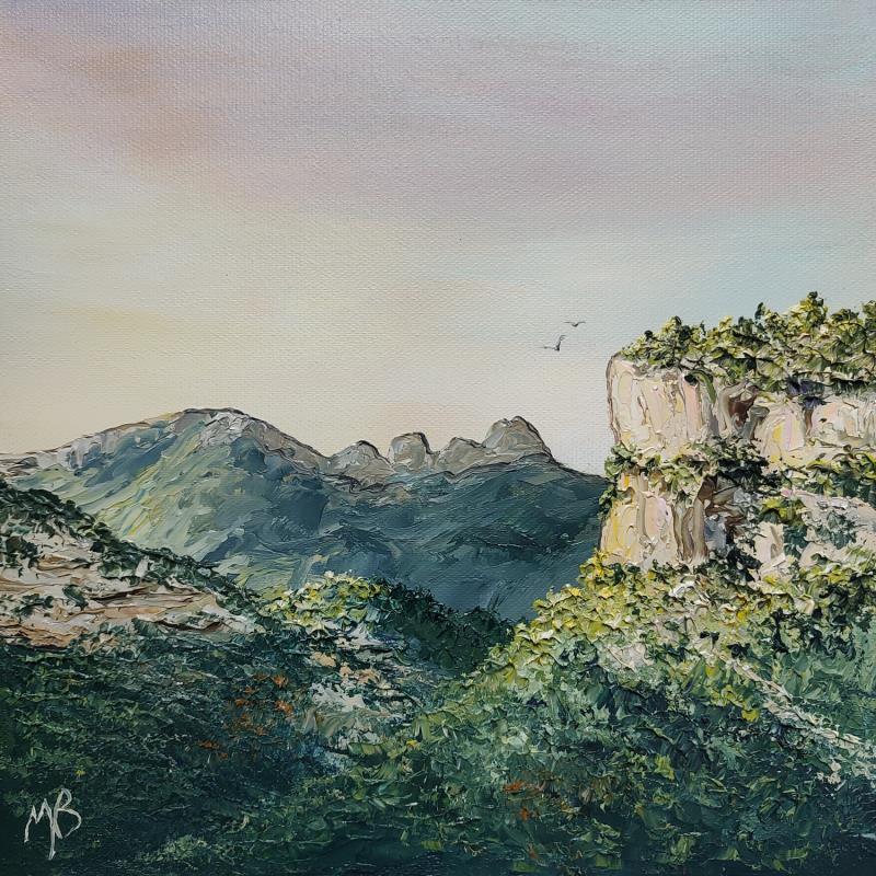Gemälde L'espigoulier von Blandin Magali | Gemälde Figurativ Landschaften Öl
