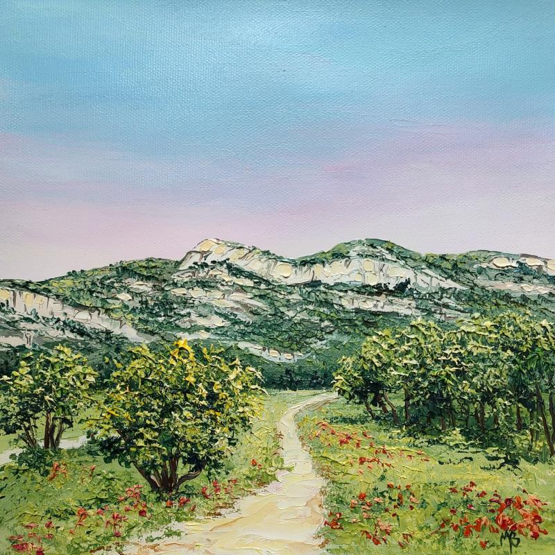 Painting Parc de Pichauris by Blandin Magali | Painting Figurative Landscapes Oil