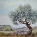 Peinture Doux paysage du Sud par Blandin Magali | Tableau Figuratif Paysages Huile