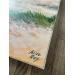 Gemälde Le banc au bord de la mer von Alice Roy | Gemälde Figurativ Marine Natur Acryl