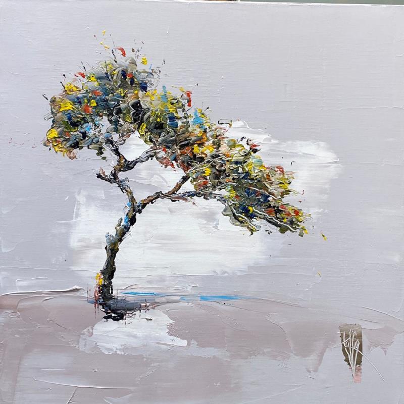 Peinture Mon arbre par Raffin Christian | Tableau Figuratif Paysages Huile
