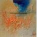 Peinture Abstraction #1990 par Hévin Christian | Tableau Abstrait Minimaliste Bois Huile Acrylique Pastel