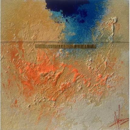 Painting Abstraction #1990 by Hévin Christian | Painting Abstract Acrylic, Oil, Pastel, Wood Minimalist