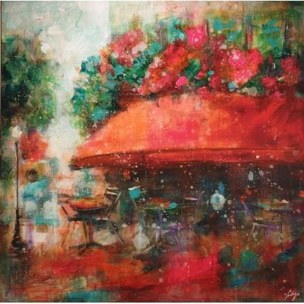 Gemälde Café Robert von Solveiga | Gemälde  Acryl