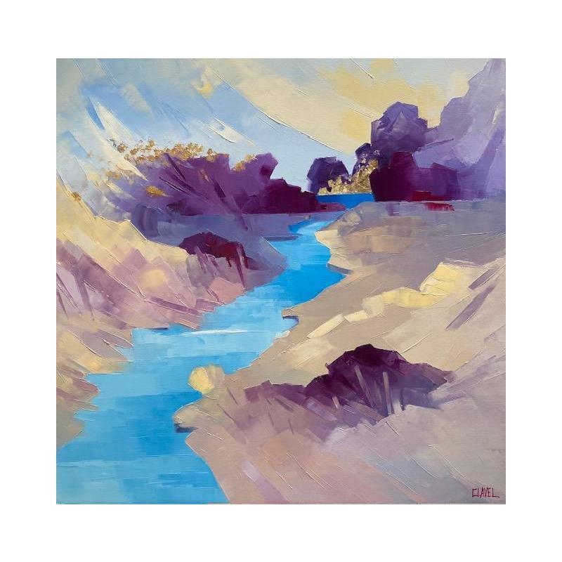 Painting Géologie by Clavel Pier-Marion | Painting Impressionism Landscapes Oil