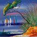 Painting Villefranche by Fonteyne David | Painting Figurative Marine Acrylic
