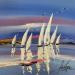 Gemälde Pleines voiles von Fonteyne David | Gemälde Figurativ Marine Acryl
