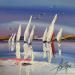 Painting Les Anges en Baie by Fonteyne David | Painting Figurative Marine Acrylic