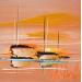 Gemälde Ciel D'Or von Munsch Eric | Gemälde Figurativ Marine Öl Acryl