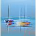 Peinture Beau voyage par Munsch Eric | Tableau Figuratif Marine Huile Acrylique