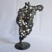 Sculpture Pavarti Enflammée par Buil Philippe | Sculpture Figuratif Scènes de vie Mode Métal Bronze