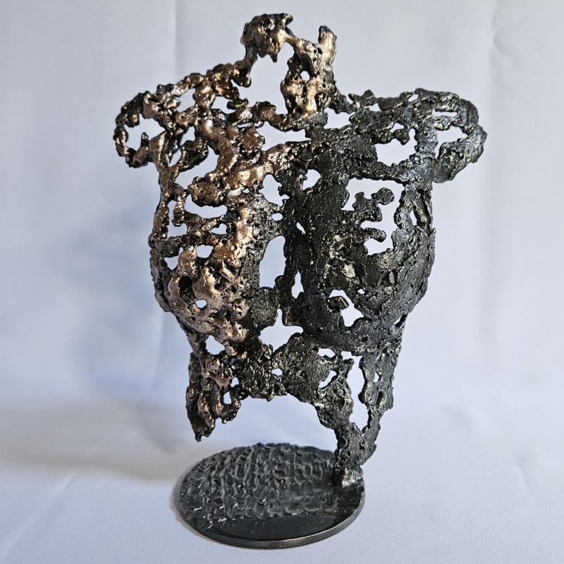 Skulptur Pavarti Scintillante von Buil Philippe | Skulptur Figurativ Alltagsszenen Modus Metall Bronze