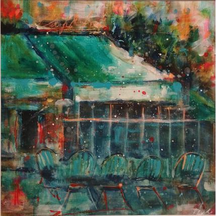 Painting Café Louis-Philippe by Solveiga | Painting  Acrylic