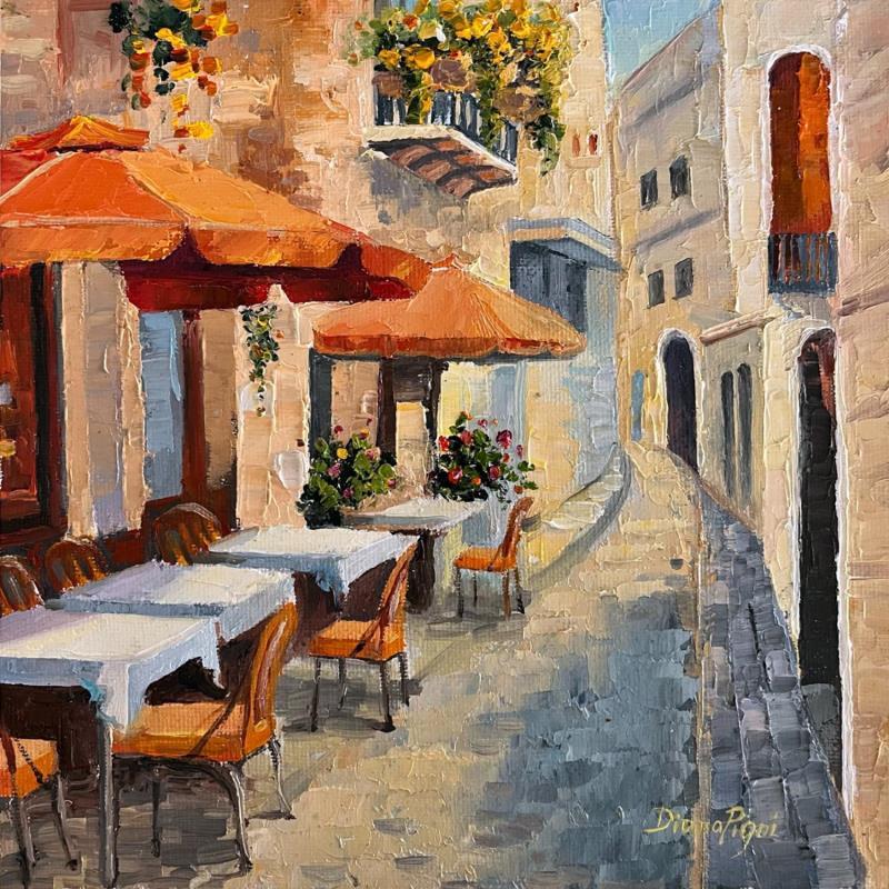 Painting Lost in France by Pigni Diana | Painting Figurative Oil