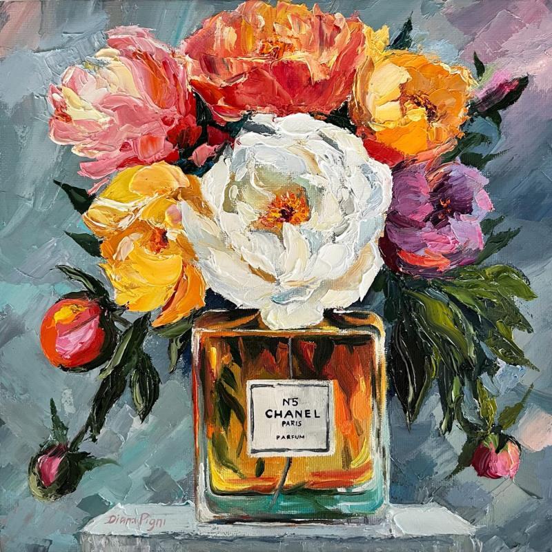 Gemälde Perfumed Petals von Pigni Diana | Gemälde Figurativ Öl