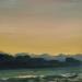 Gemälde Walking through the morning light von Herz Svenja | Gemälde Abstrakt Landschaften Acryl