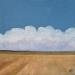 Painting Big Clouds by Herz Svenja | Painting Abstract Landscapes Acrylic