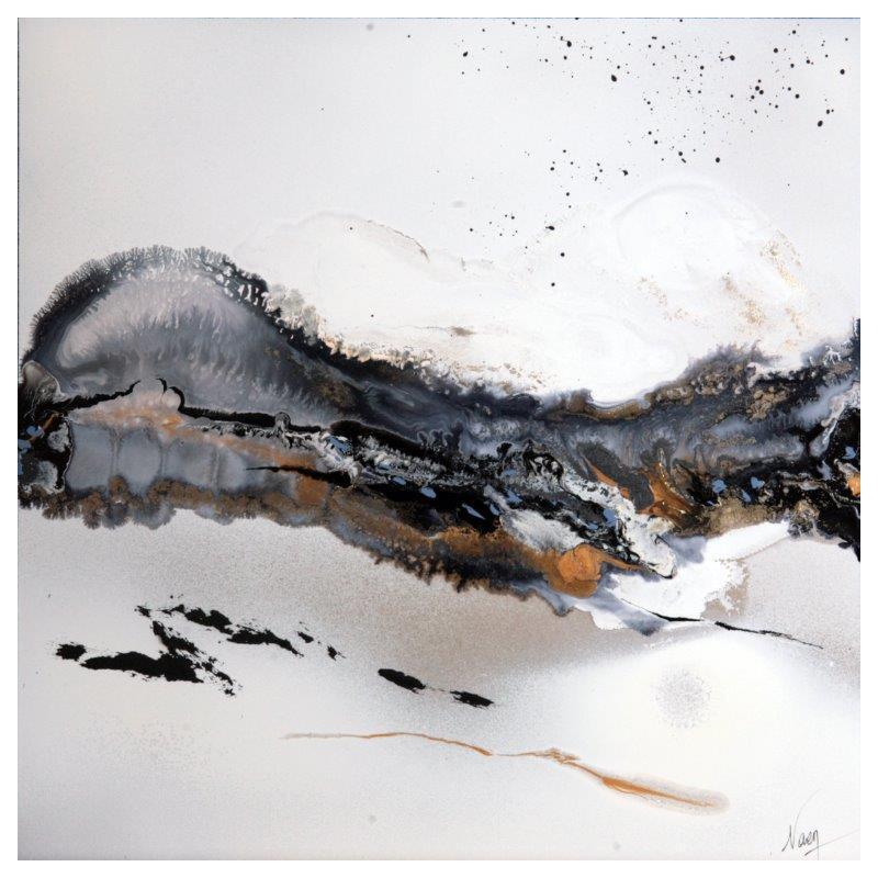 Painting C2757 by Naen | Painting Abstract Acrylic Ink