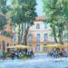 Painting La place ensoleillée  by Dontu Grigore | Painting Figurative Urban Oil