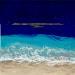 Gemälde Symphonie du littoral von Aurélie Lafourcade painter | Gemälde Figurativ Marine Minimalistisch Acryl Harz