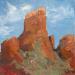 Painting Sedona Kind of Day by Carrillo Cindy  | Painting Figurative Landscapes Oil