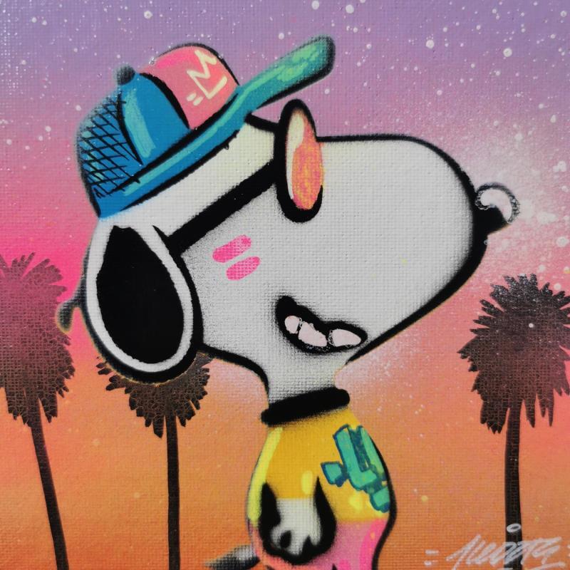Painting Snoopy playa by Kedarone | Painting Pop-art Acrylic, Graffiti Pop icons