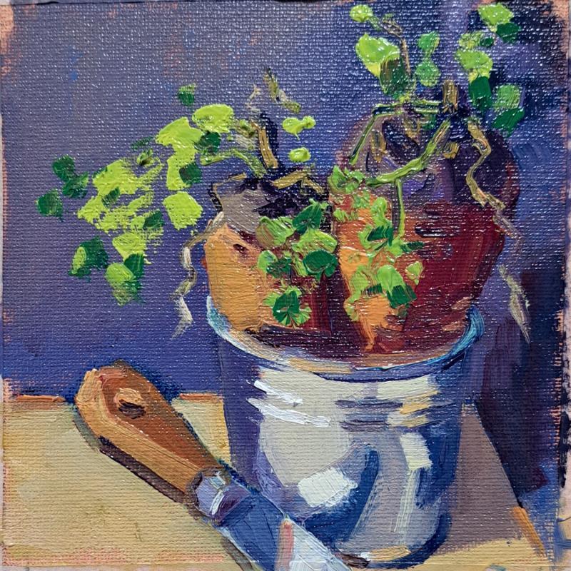 Painting Carottes by Aliamus Béatrice  | Painting Impressionism Still-life Gouache