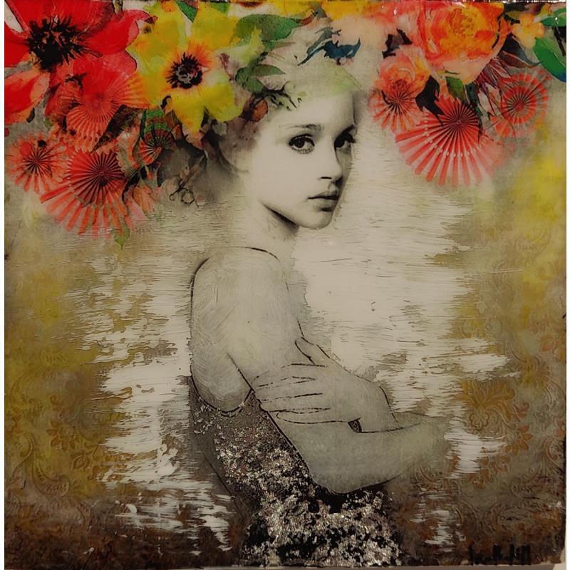 Painting Amiga Naturaleza by Bofill Laura | Painting Figurative Portrait Acrylic Resin