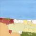 Gemälde Emotion 2 von Hirson Sandrine  | Gemälde Abstrakt Landschaften Natur Minimalistisch Öl