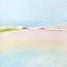 Painting Harmonie 1 by Hirson Sandrine  | Painting Abstract Marine Nature Minimalist Oil