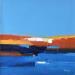 Gemälde Imagine 1 von Hirson Sandrine  | Gemälde Abstrakt Landschaften Natur Minimalistisch Öl