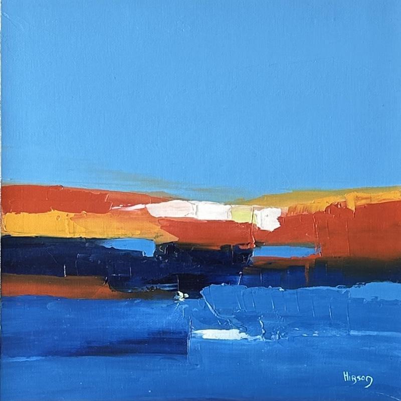 Painting Imagine 1 by Hirson Sandrine  | Painting Abstract Landscapes Nature Minimalist Oil