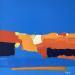 Painting Imagine 2 by Hirson Sandrine  | Painting Abstract Landscapes Nature Minimalist Oil