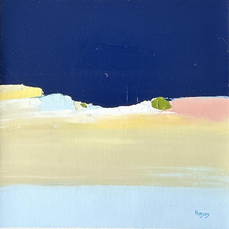 Painting Imagine 4 by Hirson Sandrine  | Painting Abstract Landscapes Nature Minimalist Oil