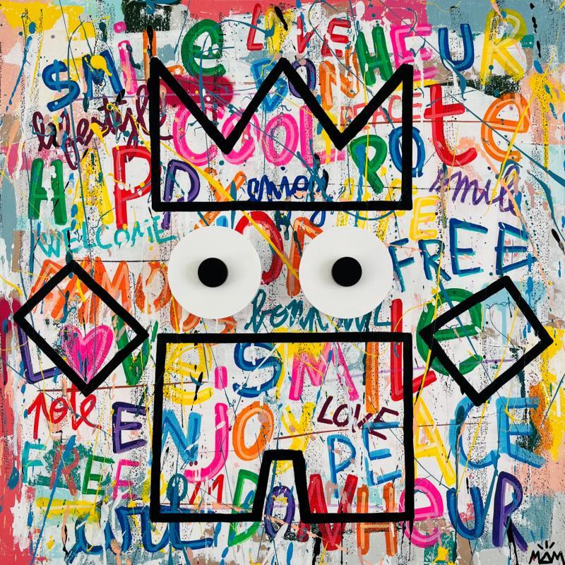 Painting YOUPI by Mam | Painting Pop-art Acrylic Pop icons, Portrait, Society