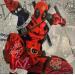 Peinture Deadpool 1  par Kedarone | Tableau Pop-art Icones Pop Graffiti Acrylique