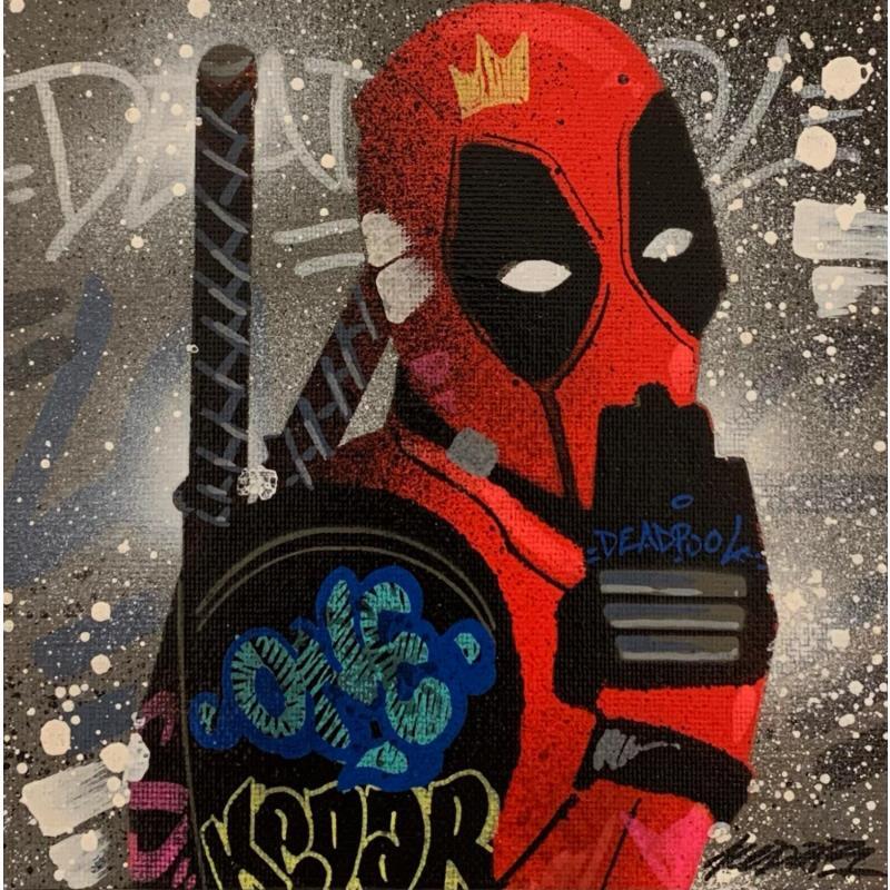 Painting Deadpool oups by Kedarone | Painting Pop-art Acrylic, Graffiti Pop icons