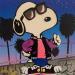 Peinture Snoopy playa  par Kedarone | Tableau Pop-art Icones Pop Graffiti Acrylique