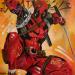 Peinture Deadpool samourai par Kedarone | Tableau Pop-art Icones Pop Graffiti Acrylique