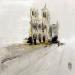 Painting Notre Dame by Raffin Christian | Painting Figurative Urban Oil