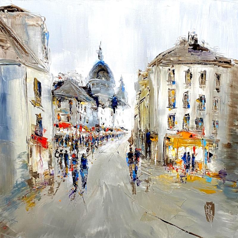 Painting Montmartre by Raffin Christian | Painting Figurative Oil Urban