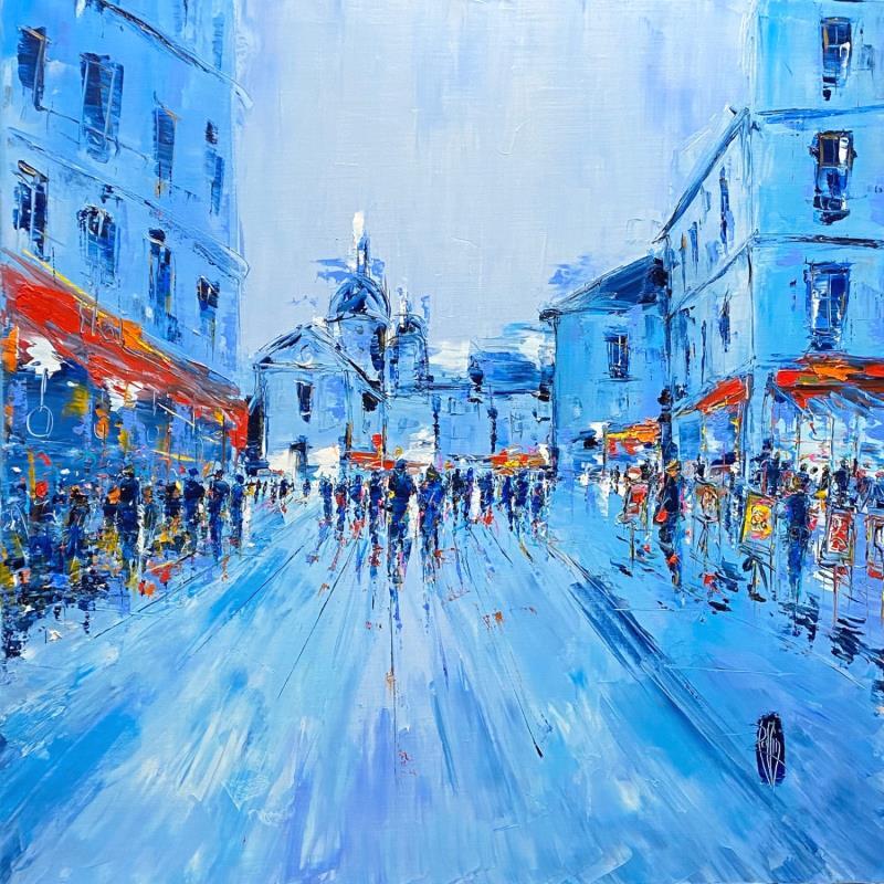 Painting Place du Tertre by Raffin Christian | Painting Figurative Oil Urban