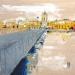 Painting Pont des Arts by Raffin Christian | Painting Figurative Urban Oil