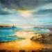 Painting Le Phare by Rochette Patrice | Painting Figurative Marine Oil