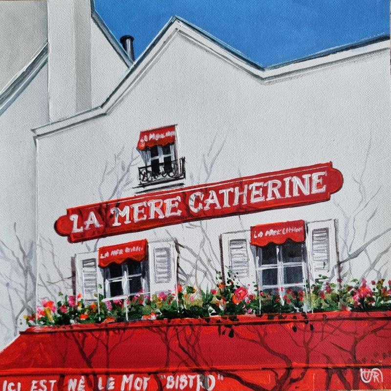 Painting La Mere Catherine( Macaroon) by Rasa | Painting Figurative Urban Acrylic