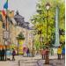 Gemälde Les quais de Paris, musée d'Orsay von Decoudun Jean charles | Gemälde Figurativ Urban Aquarell