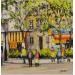 Painting Cinquième, Place de la Contrescarpe by Decoudun Jean charles | Painting Figurative Urban Watercolor