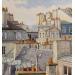 Peinture Paris et ses toits par Decoudun Jean charles | Tableau Figuratif Urbain Aquarelle